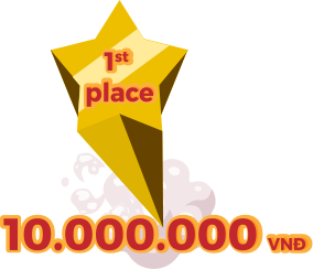 1st place 10000000VND