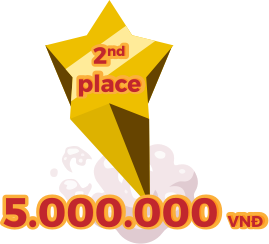 2nd place 5000000VND